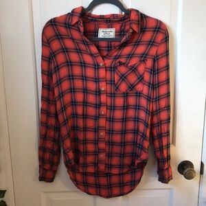Abercrombie and Fitch plaid flannel